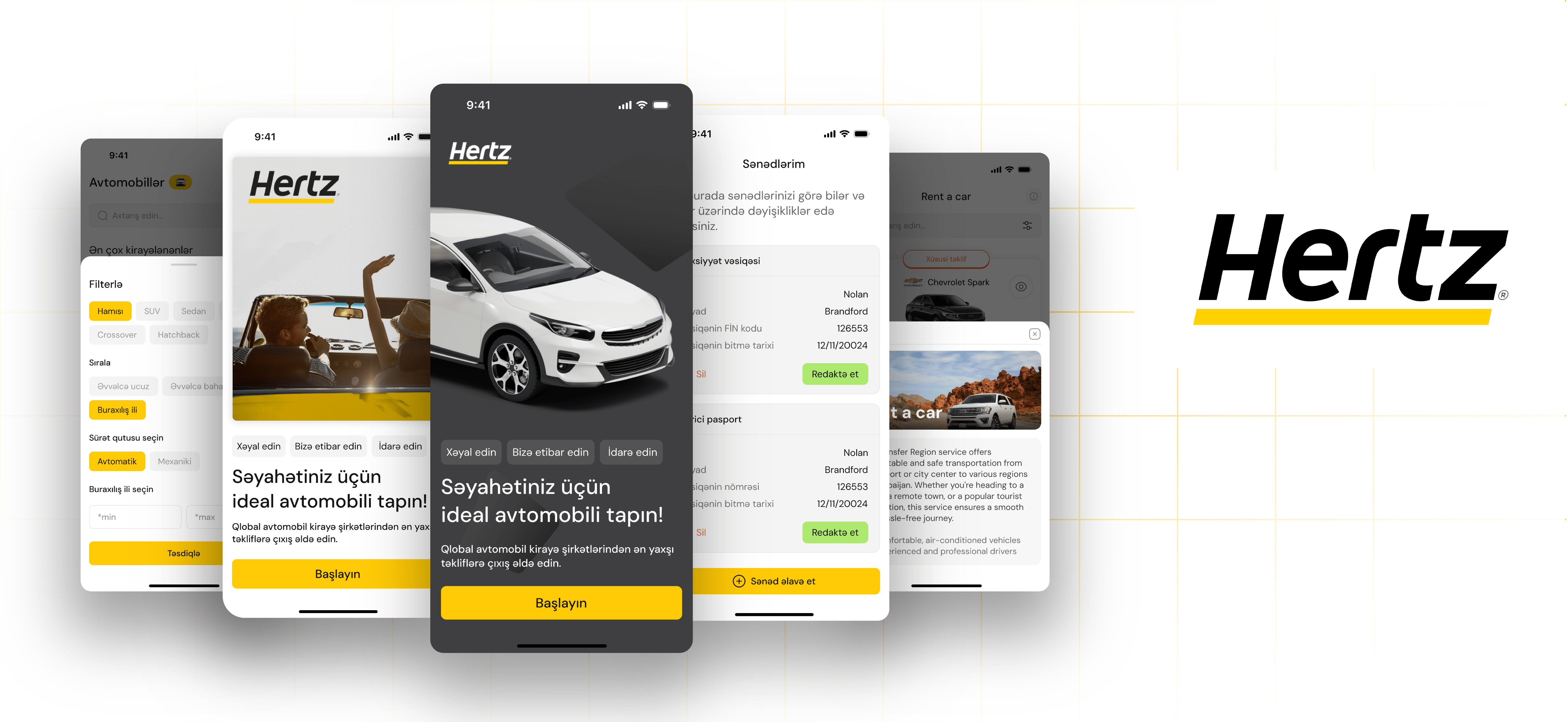 Mobile Application Development for Hertz Azerbaijan