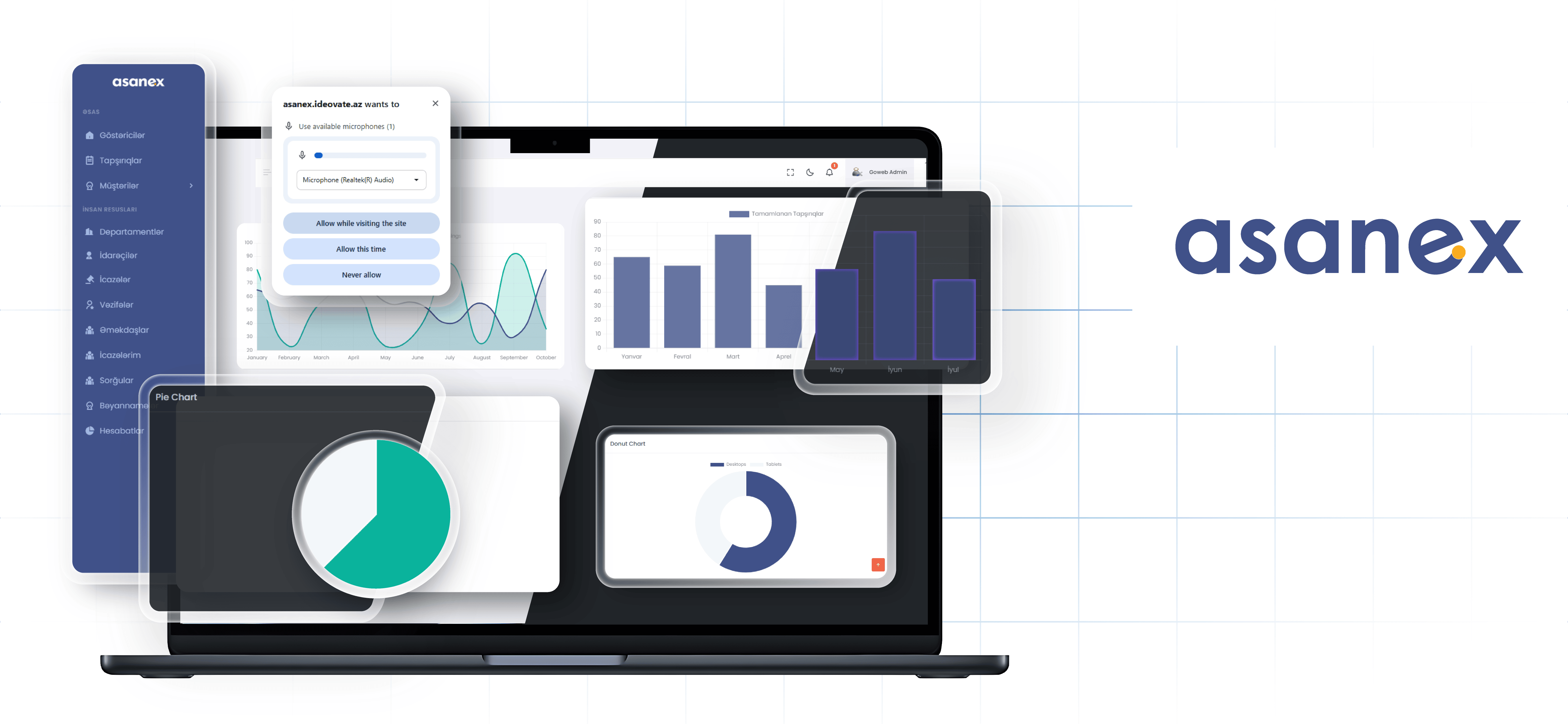 Ideovate Şirkəti üçün “Asanex” CRM Sisteminin Hazırlanması