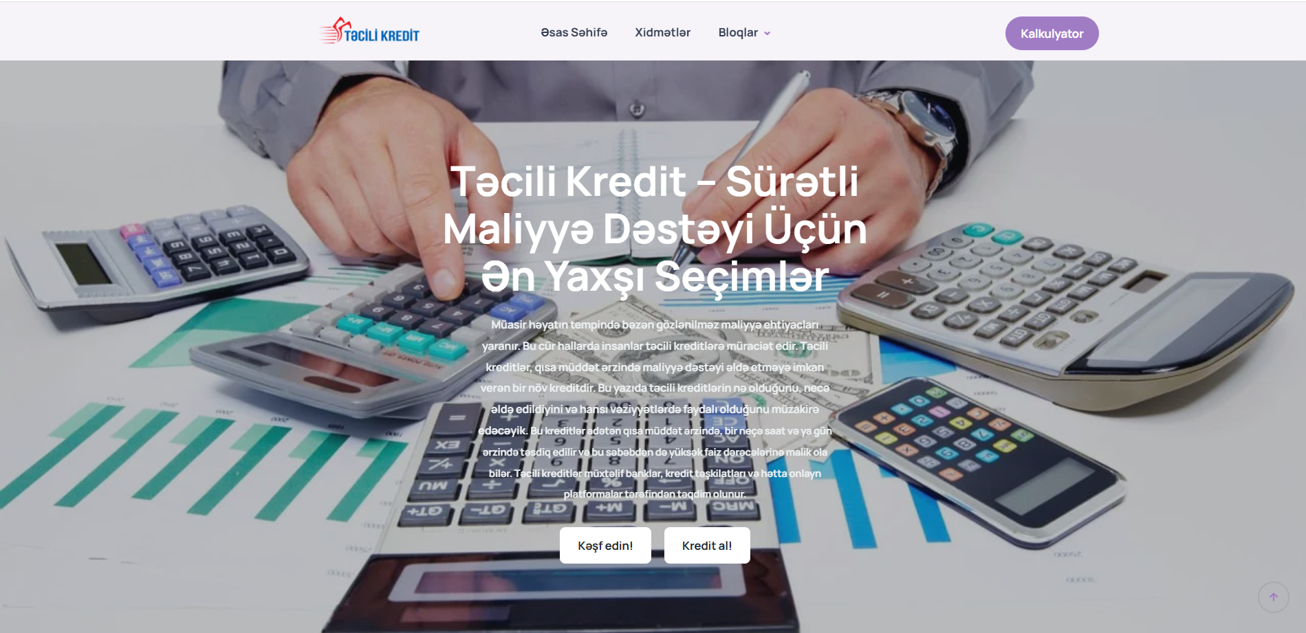8 informational websites developed for Yelo Bank to promote its products