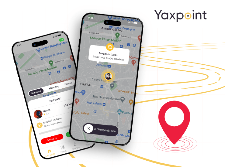 Yax – Yeni Nəsil Taksi Xidməti üçün Mobil Tətbiqin Hazırlanması